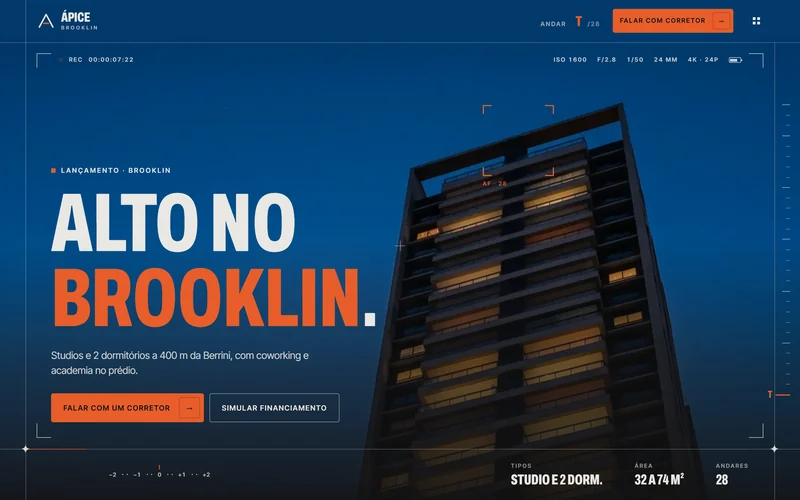 Print do site demo Ápice Brooklin